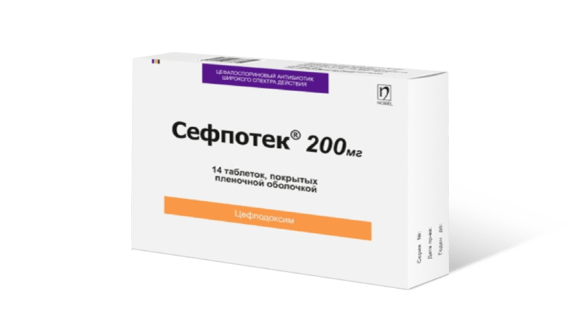 Sefpotec 200mg 14 Tablet